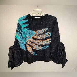 Diane von Furstenberg Jasleen Wool Sweater, Size S